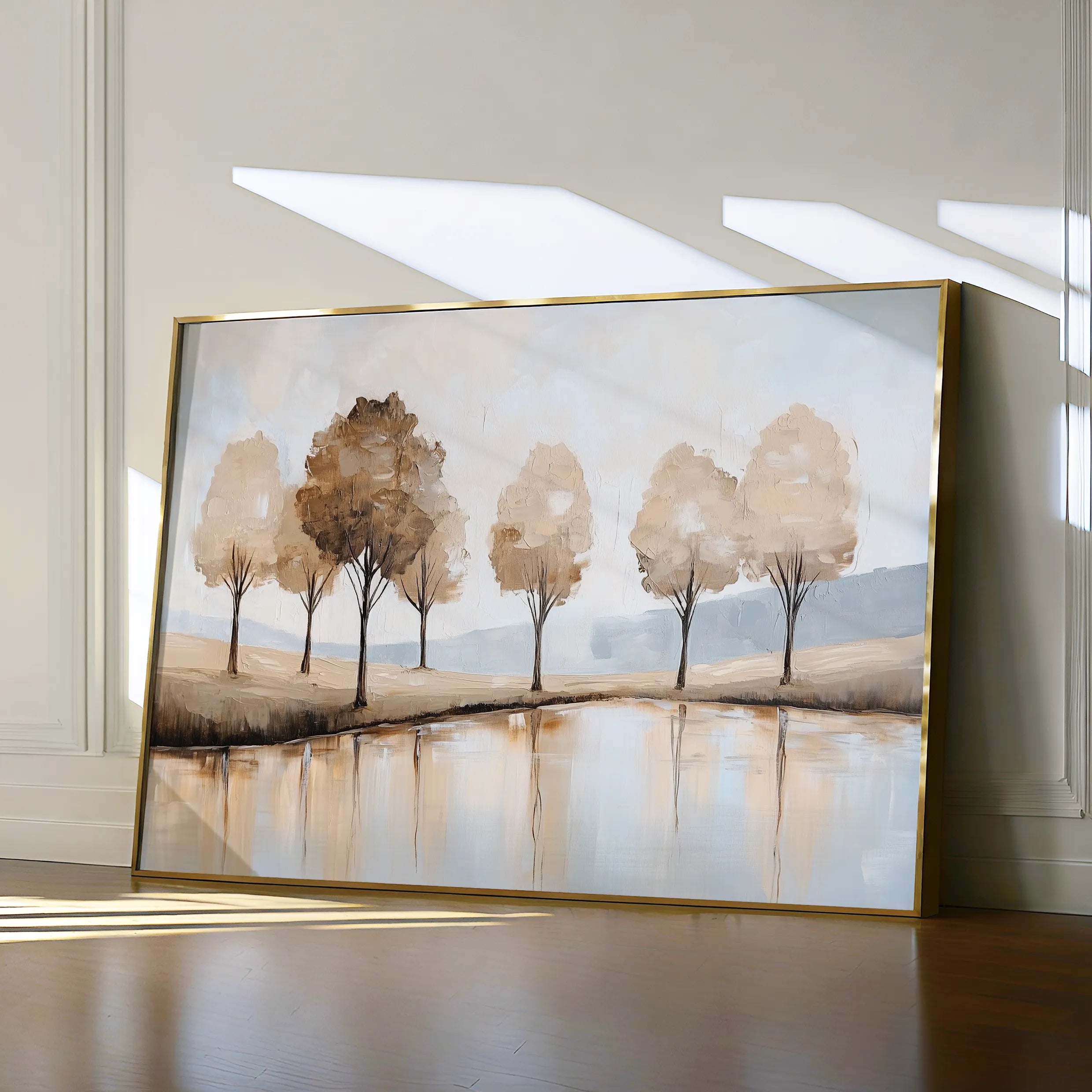Landscape 347 Canvas Art 60 x 40 cm / Black