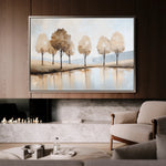 Landscape 347 Canvas Art 60 x 40 cm / Black