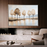 Landscape 347 Canvas Art 60 x 40 cm / Black