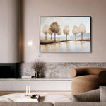 Landscape 347 Canvas Art 60 x 40 cm / Black