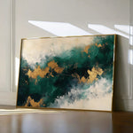 Abstract 348 Canvas Art 60 x 40 cm / Black
