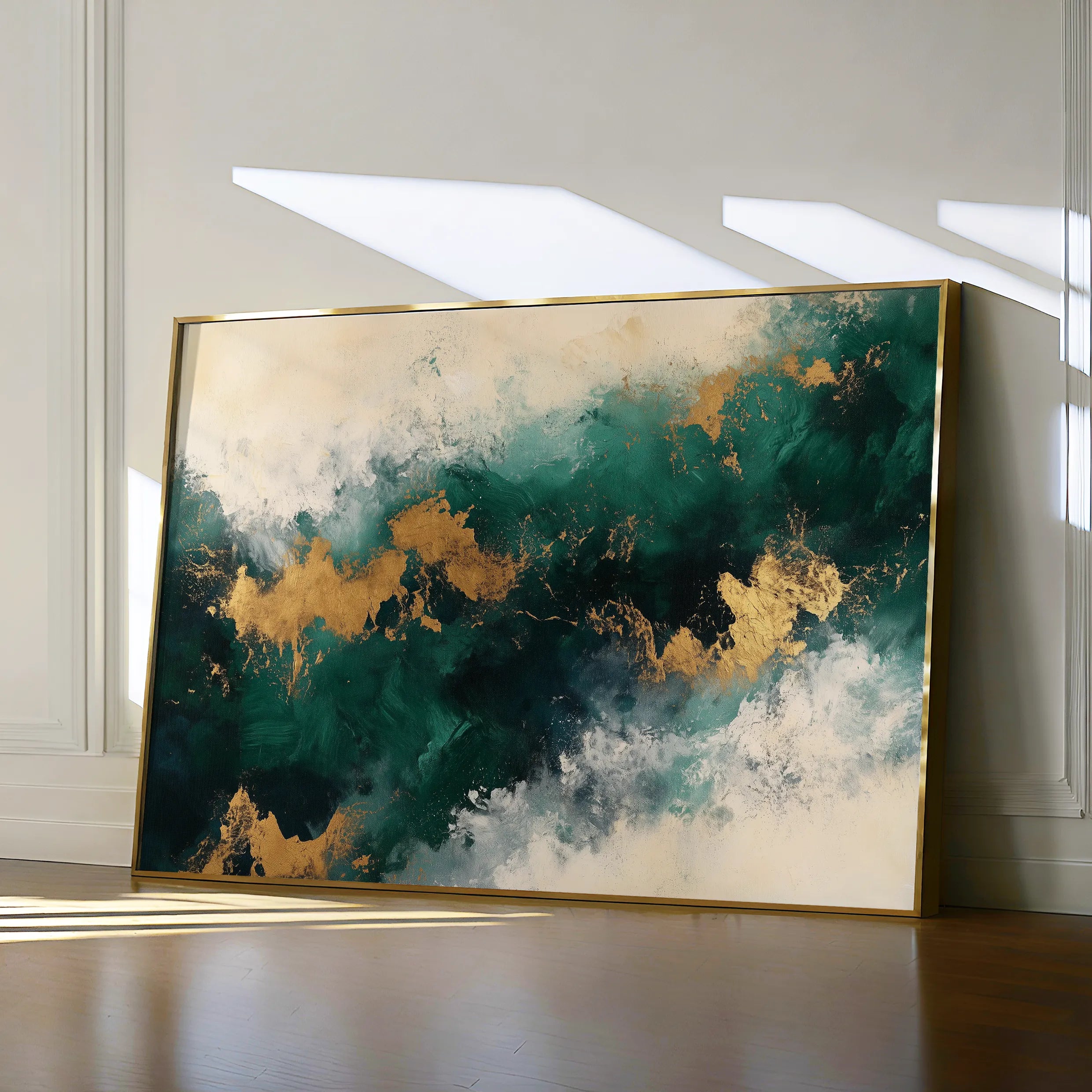 Abstract 348 Canvas Art 60 x 40 cm / Black