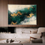 Abstract 348 Canvas Art 60 x 40 cm / Black