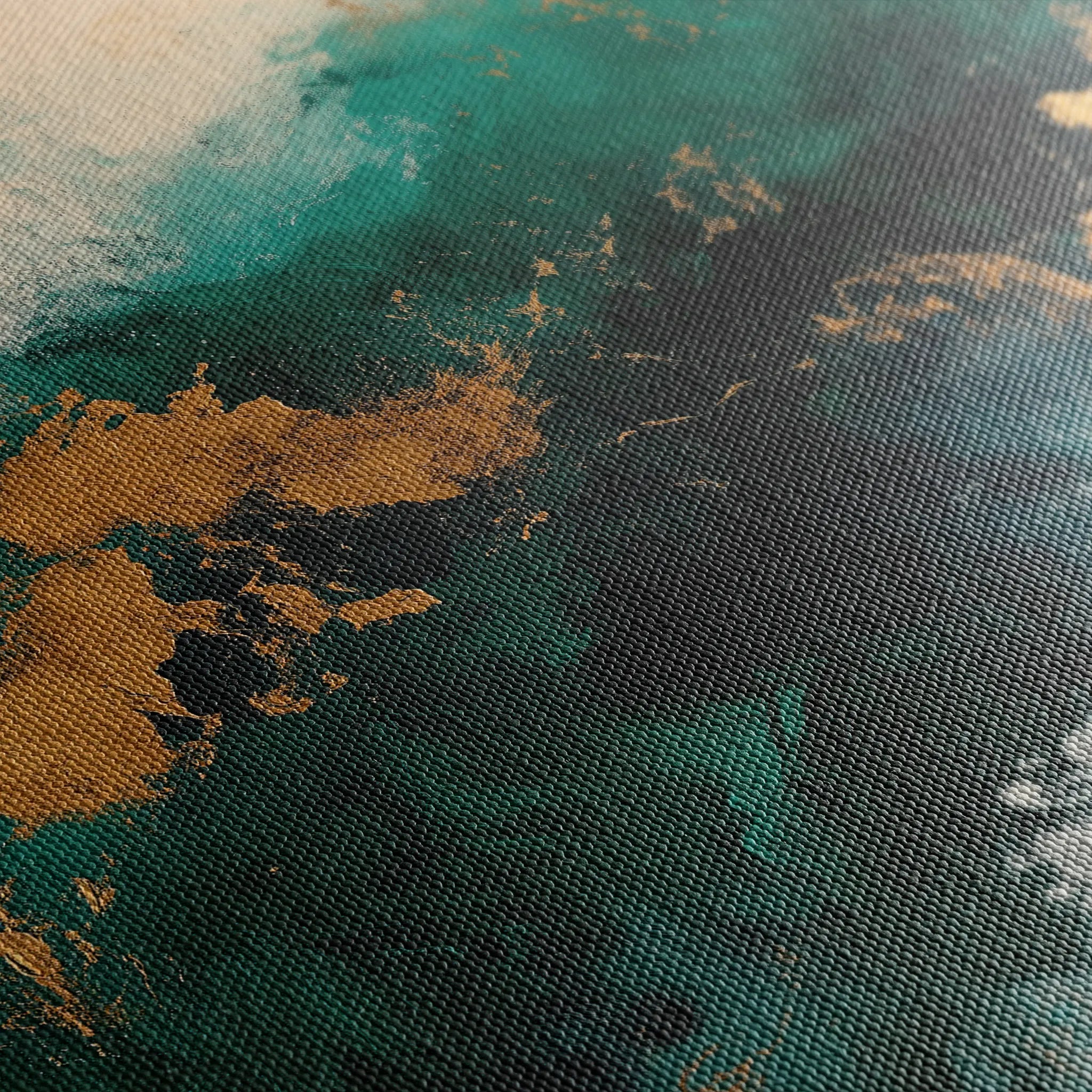 Abstract 348 Canvas Art 60 x 40 cm / Black