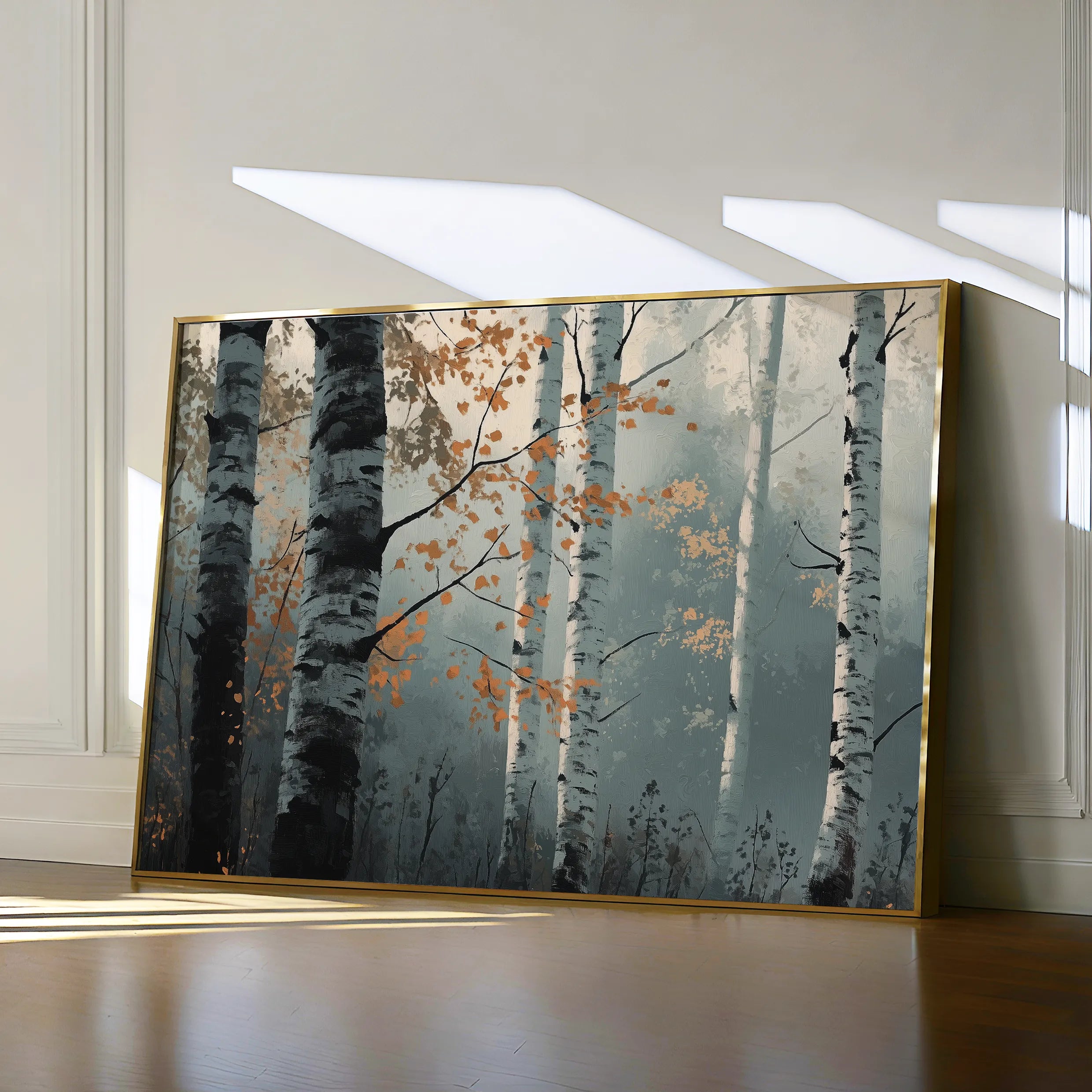 Landscape 348 Canvas Art 60 x 40 cm / Black