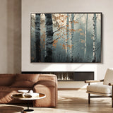 Landscape 348 Canvas Art 60 x 40 cm / Black