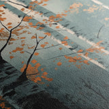 Landscape 348 Canvas Art 60 x 40 cm / Black