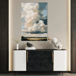 Landscape 349 Canvas Art 60 x 40 cm / Black