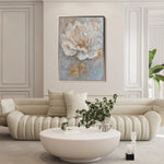 Floral 350 Canvas Art 60 x 40 cm / Black