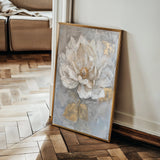 Floral 350 Canvas Art 60 x 40 cm / Black