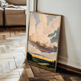 Landscape 350 Canvas Art 60 x 40 cm / Black
