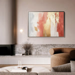 Abstract 352 Canvas Art 60 x 40 cm / Black
