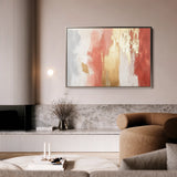Abstract 352 Canvas Art 60 x 40 cm / Black