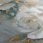 Floral 352 Canvas Art 60 x 40 cm / Black