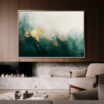 Abstract 353 Canvas Art 60 x 40 cm / Black