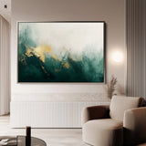 Abstract 353 Canvas Art 60 x 40 cm / Black