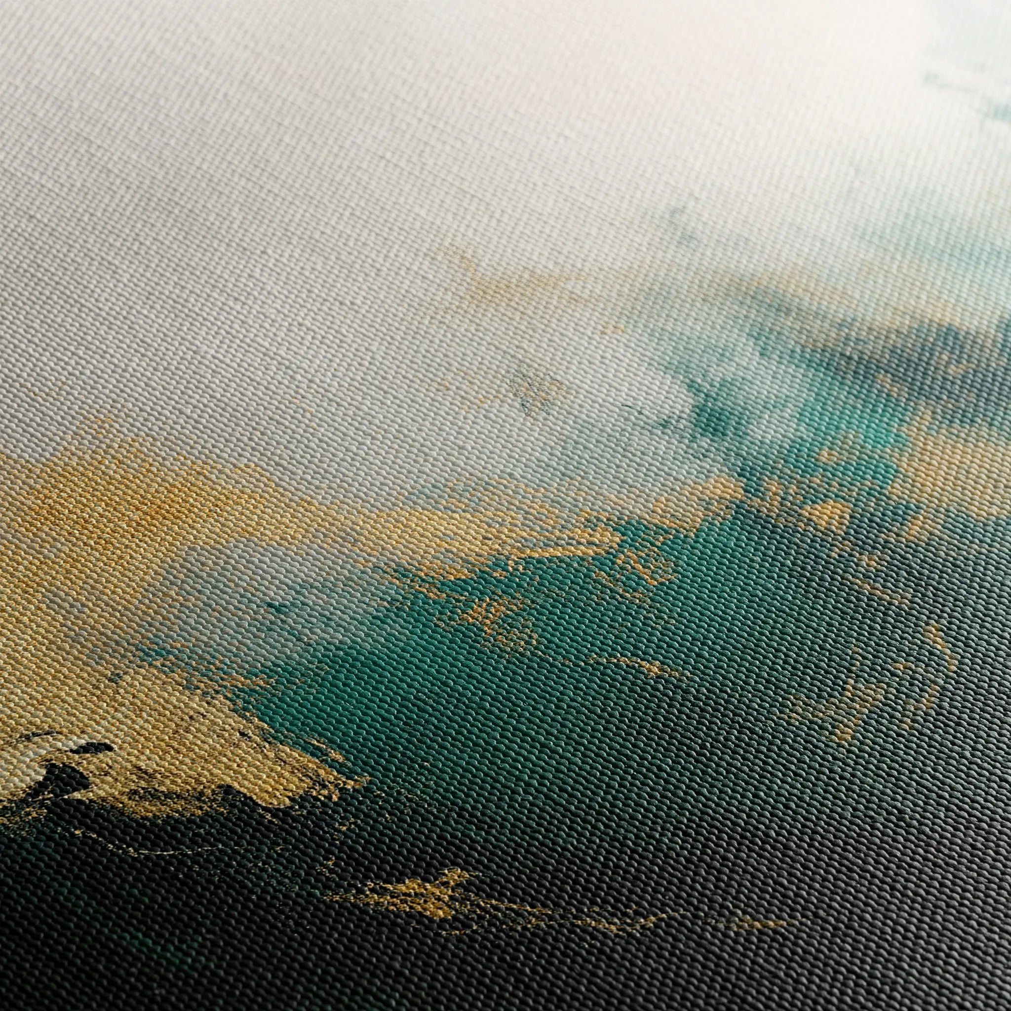 Abstract 353 Canvas Art 60 x 40 cm / Black