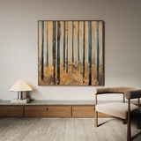 Landscape 353 Canvas Art 60 x 60 cm / Black