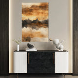 Abstract 354 Canvas Art 60 x 40 cm / Black