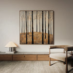 Landscape 354 Canvas Art 60 x 60 cm / Black