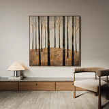 Landscape 354 Canvas Art 60 x 60 cm / Black