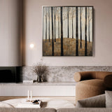Landscape 354 Canvas Art 60 x 60 cm / Black