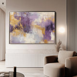 Abstract 355 Canvas Art 60 x 40 cm / Black