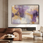 Abstract 355 Canvas Art 60 x 40 cm / Black
