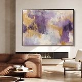 Abstract 355 Canvas Art 60 x 40 cm / Black