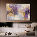Abstract 355 Canvas Art 60 x 40 cm / Black
