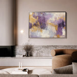 Abstract 355 Canvas Art 60 x 40 cm / Black
