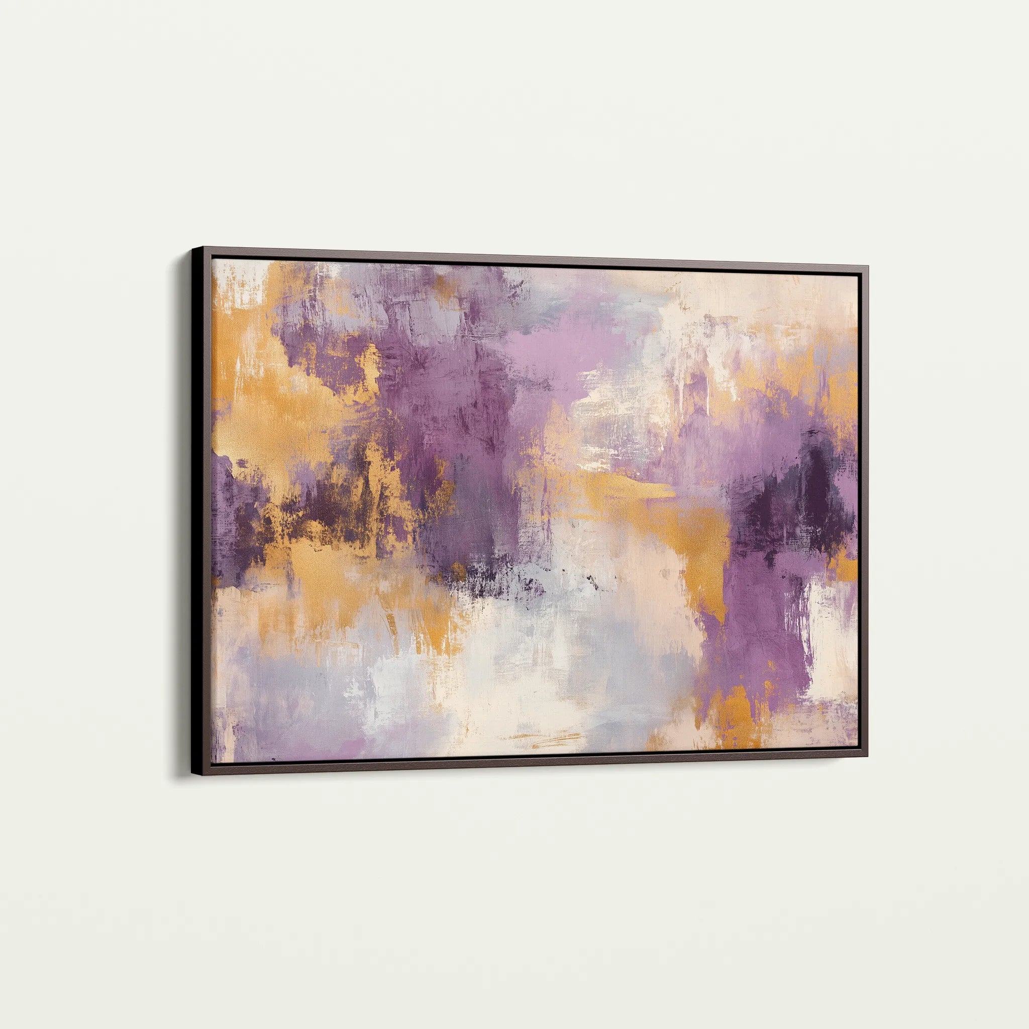 Abstract 355 Canvas Art 60 x 40 cm / Black