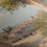 Landscape 355 Canvas Art 60 x 40 cm / Black