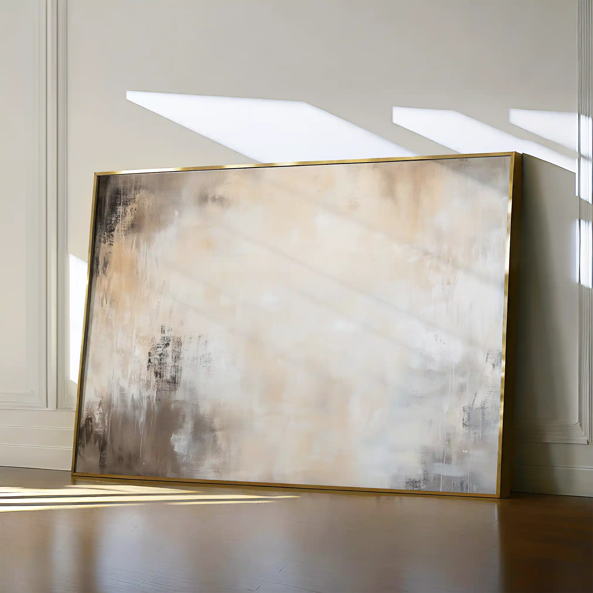 Abstract 356 Canvas Art 60 x 40 cm / Black