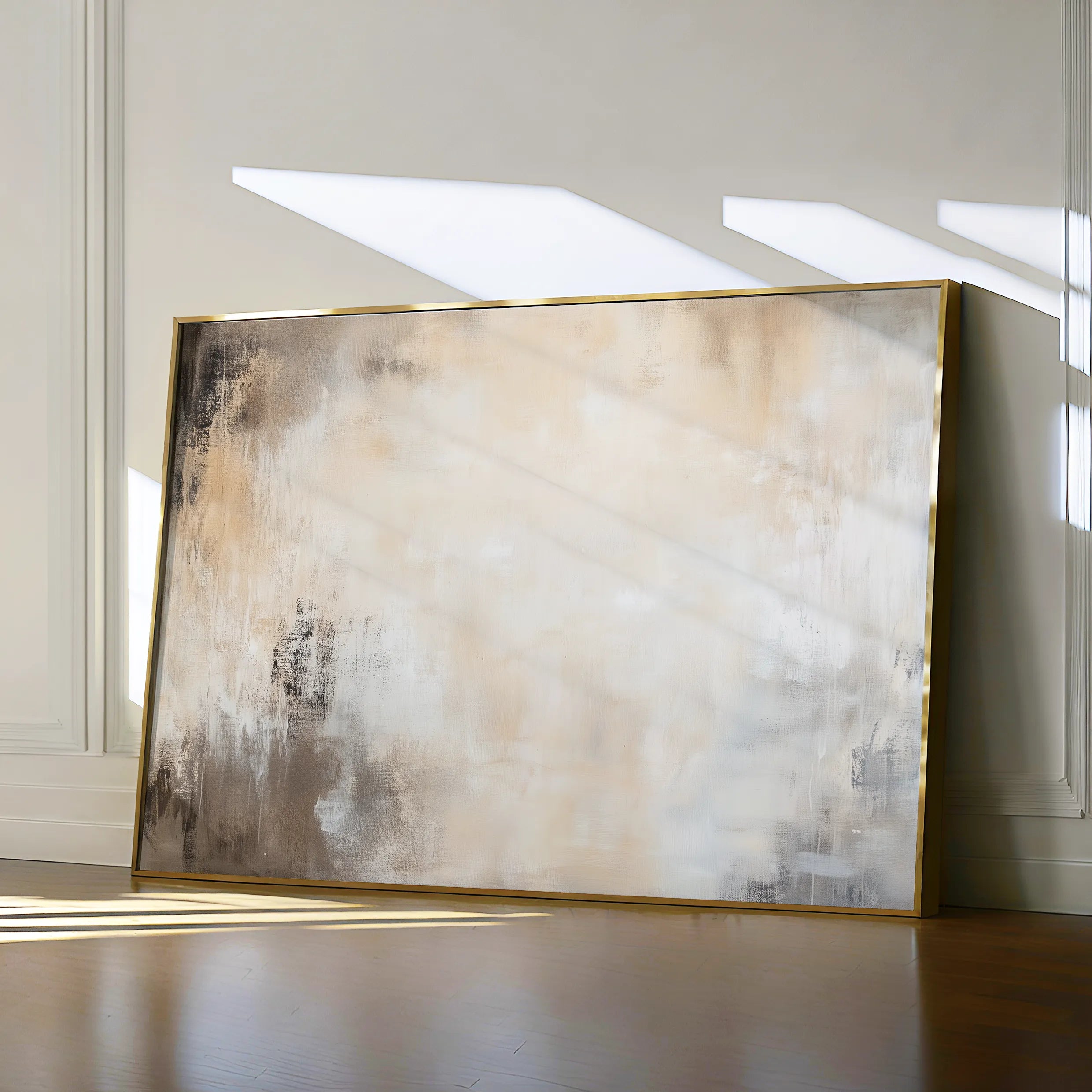 Abstract 356 Canvas Art 60 x 40 cm / Black