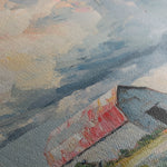 Landscape 356 Canvas Art 60 x 60 cm / Black
