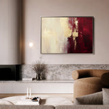 Abstract 357 Canvas Art 60 x 40 cm / Black