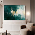 Abstract 358 Canvas Art 60 x 40 cm / Black