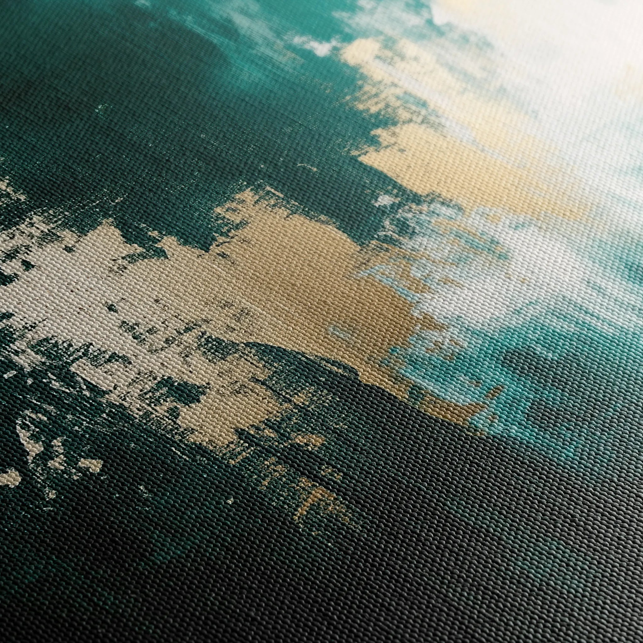 Abstract 358 Canvas Art 60 x 40 cm / Black