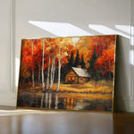 Landscape 358 Canvas Art 60 x 40 cm / Black