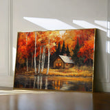 Landscape 358 Canvas Art 60 x 40 cm / Black
