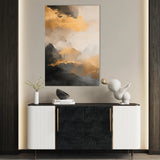 Abstract 359 Canvas Art 60 x 40 cm / Black