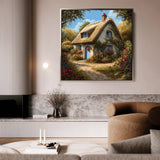 Landscape 359 Canvas Art 60 x 60 cm / Black