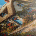 Landscape 359 Canvas Art 60 x 60 cm / Black