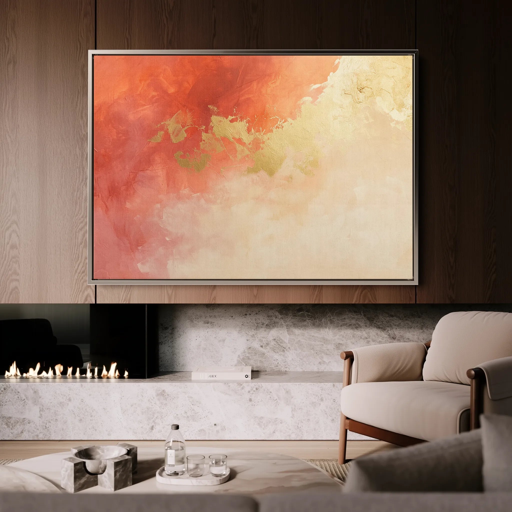 Abstract 360 Canvas Art 60 x 40 cm / Black