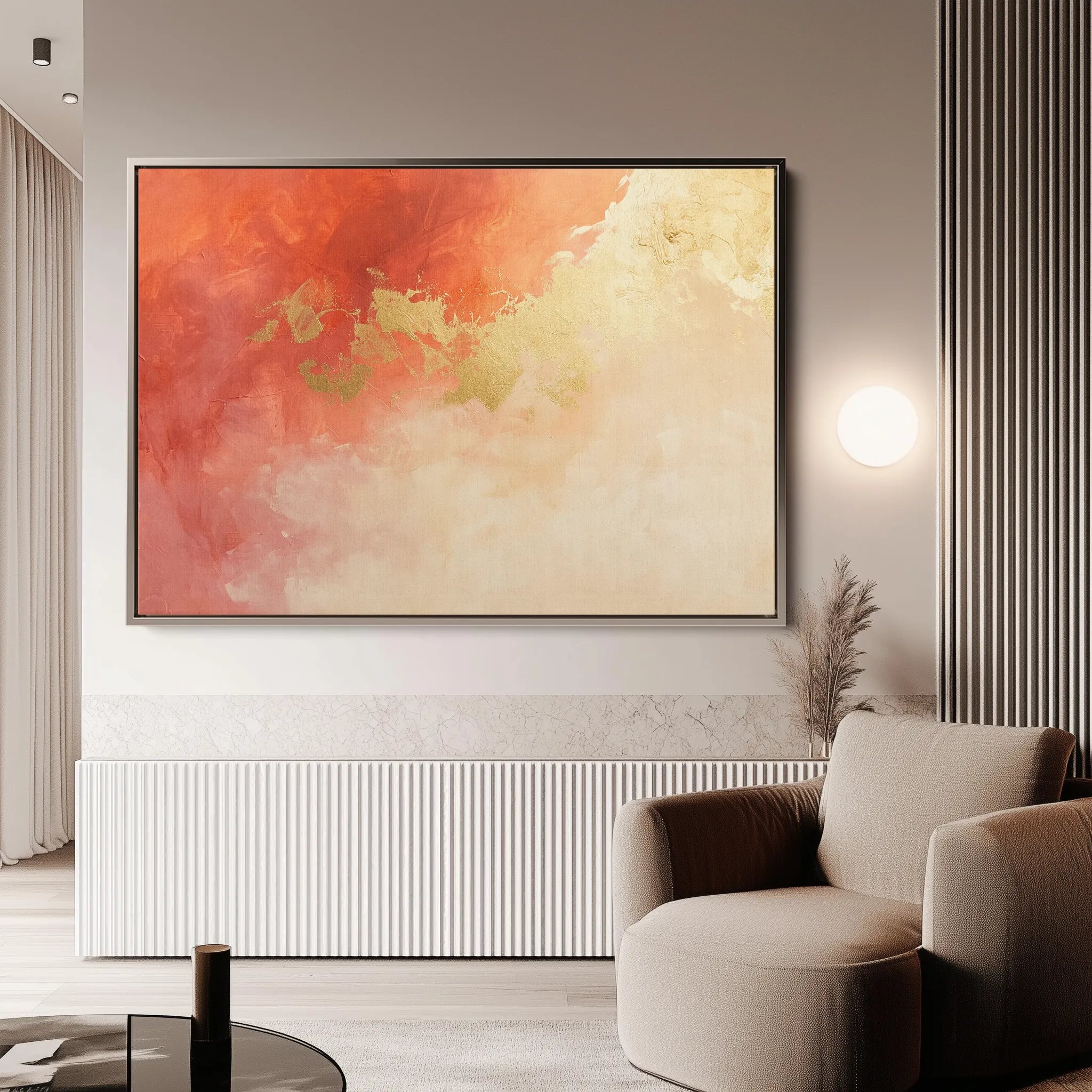 Abstract 360 Canvas Art 60 x 40 cm / Black