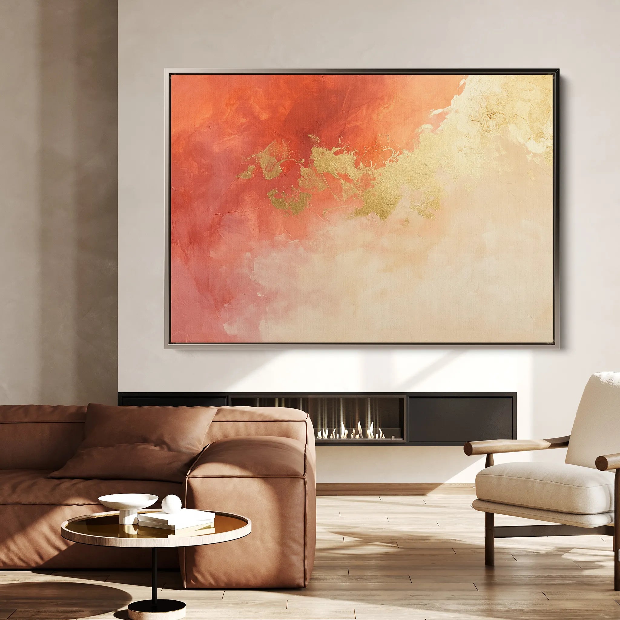 Abstract 360 Canvas Art 60 x 40 cm / Black