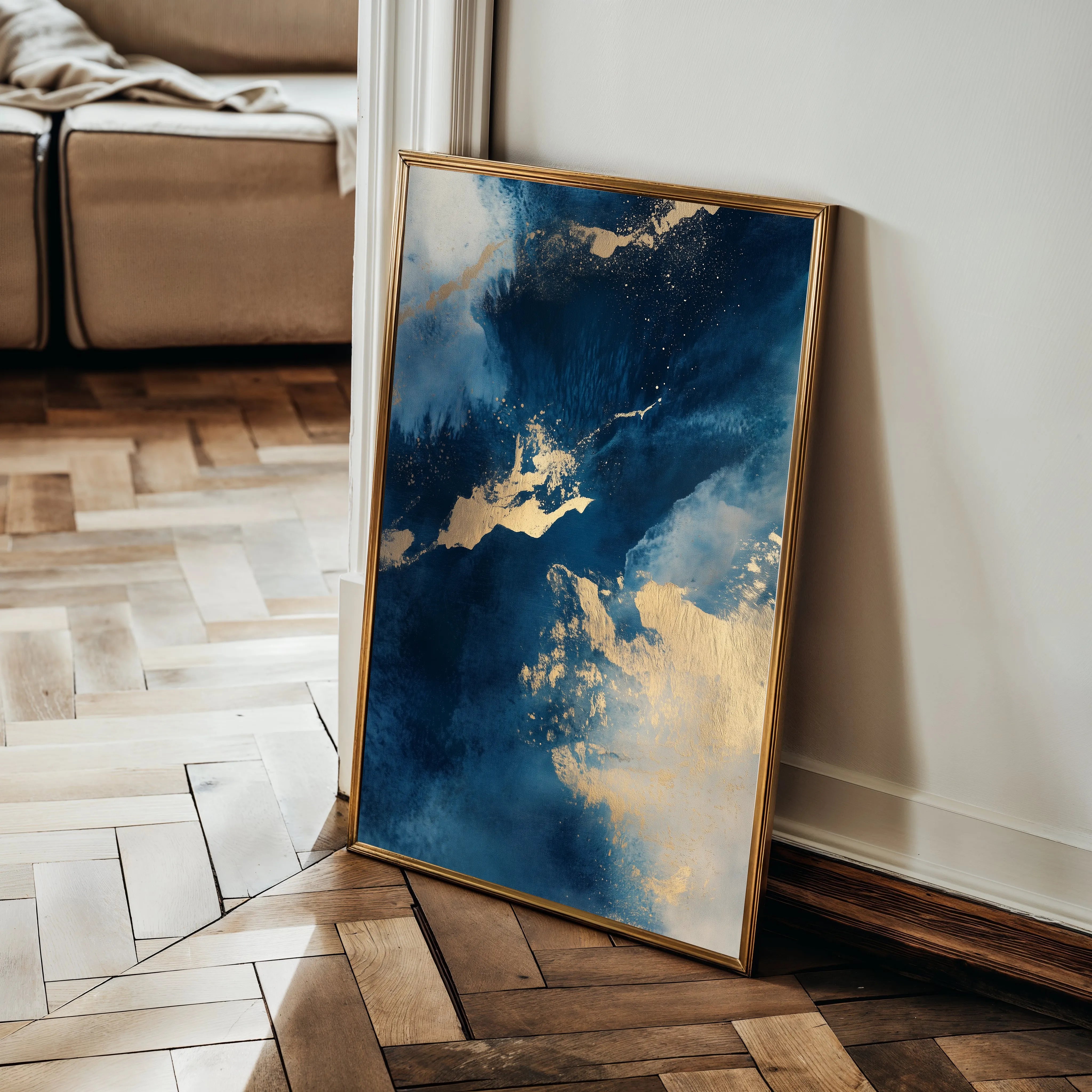 Abstract 361 Canvas Art 60 x 40 cm / Black