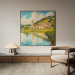 Landscape 361 Canvas Art 60 x 60 cm / Black