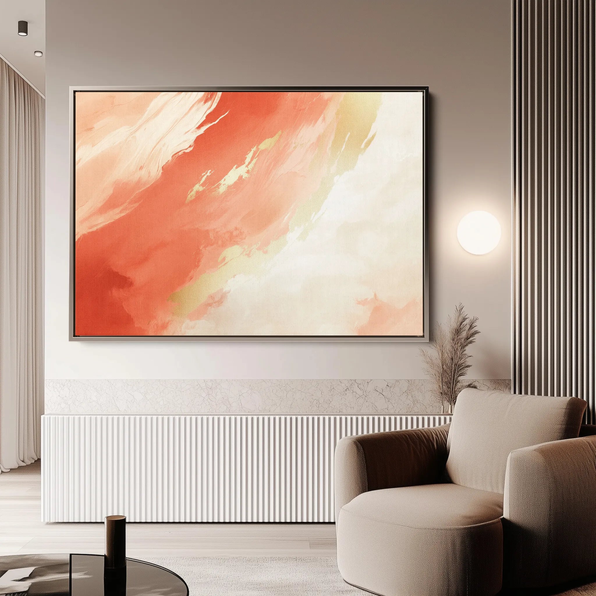 Abstract 362 Canvas Art 60 x 40 cm / Black